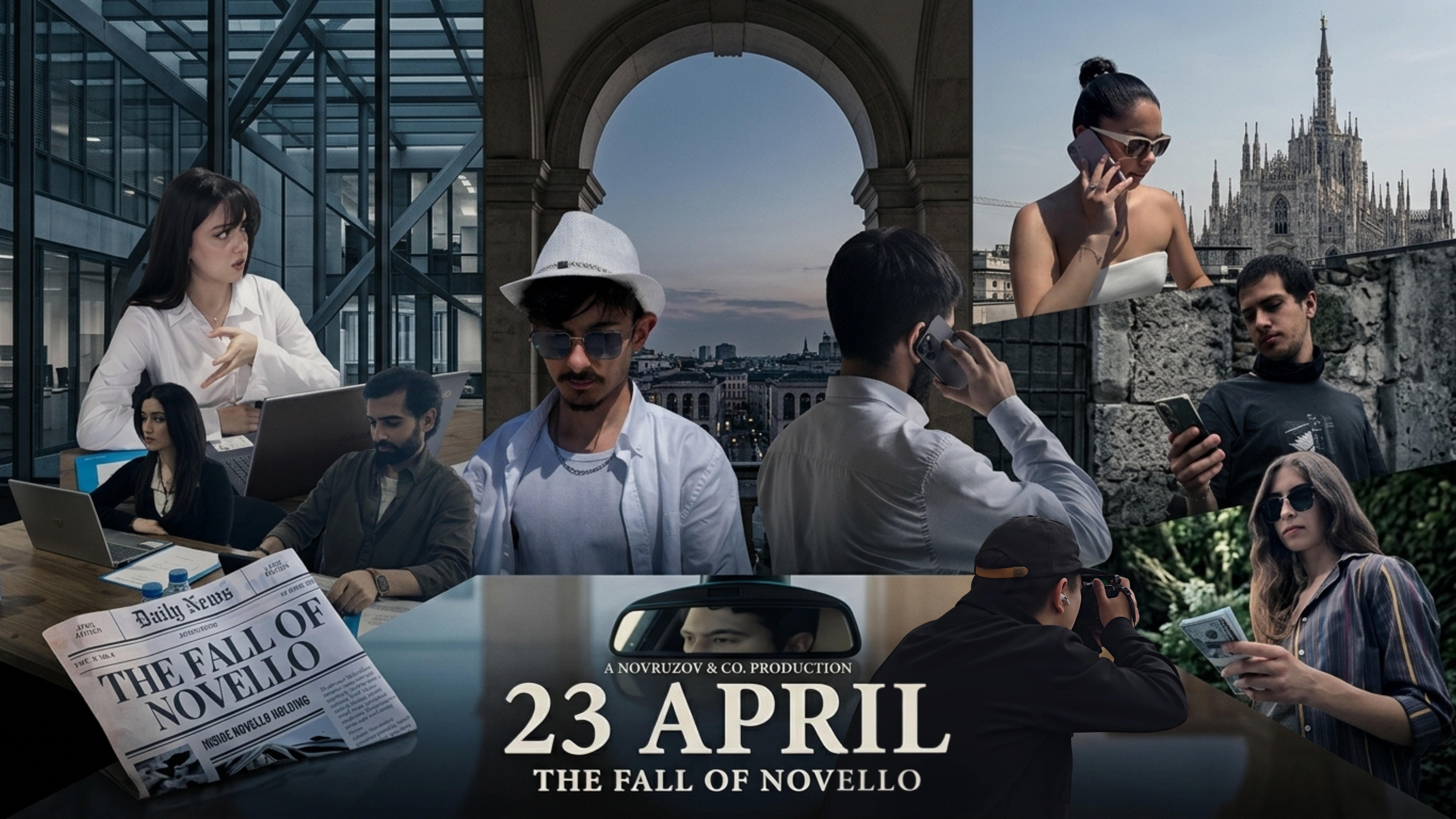 Novruzov & Co. Premieres International Corporate Thriller "23 April: The Fall of Novello"